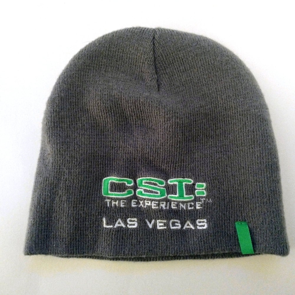 CSI - The Experience Las Vegas Official Logo Embroidered Beanie Cap Hat One Size